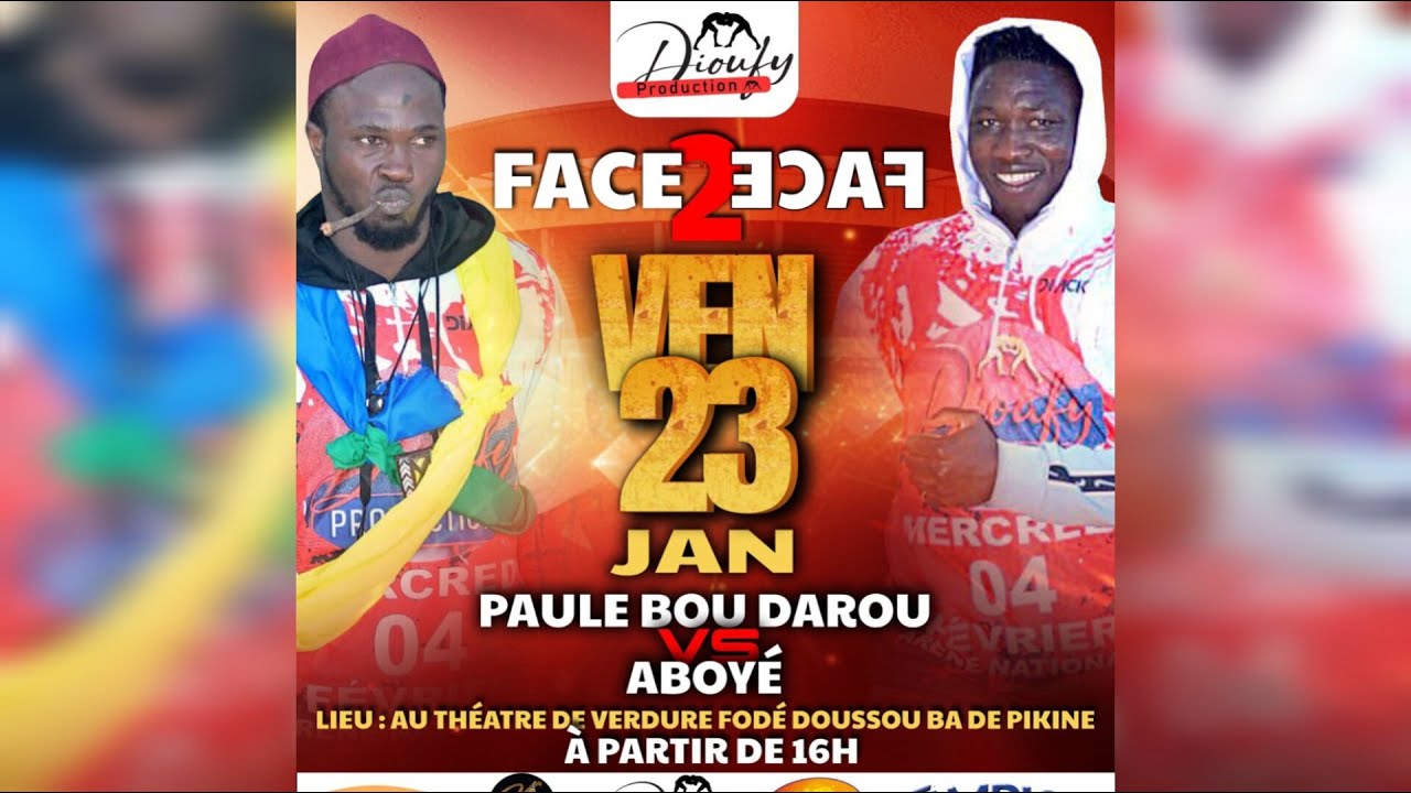 🔴Direct arène national face to face Paul bou darou vs Aboye wasintor vs confiance Dioufy production