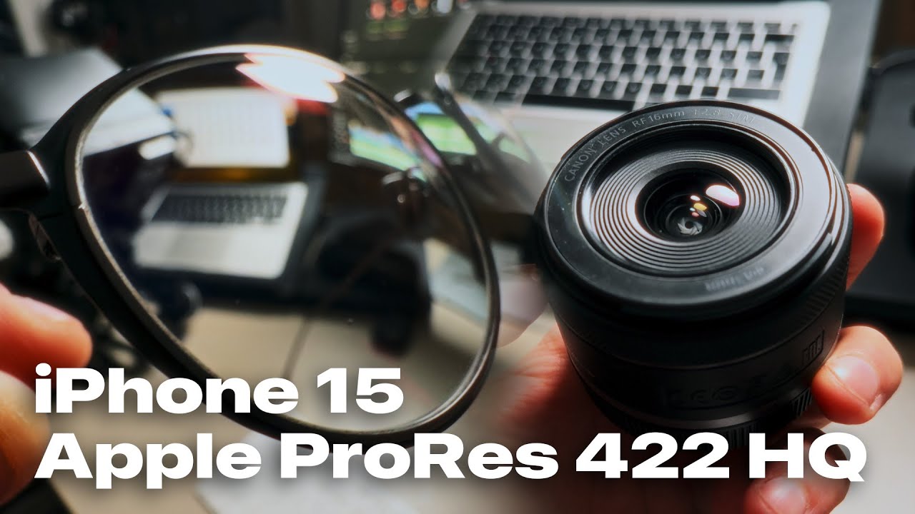 iPhone 15 4K Apple ProRes 422 HQ - in studio test footage