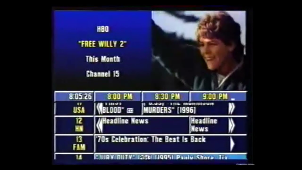 Prevue Channel Cleveland OH November 5, 1996