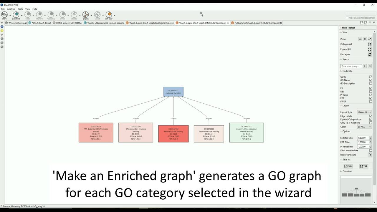 How to perform Gene Set Enrichment Analysis (GSEA) with OmicsBox/Blast2GO