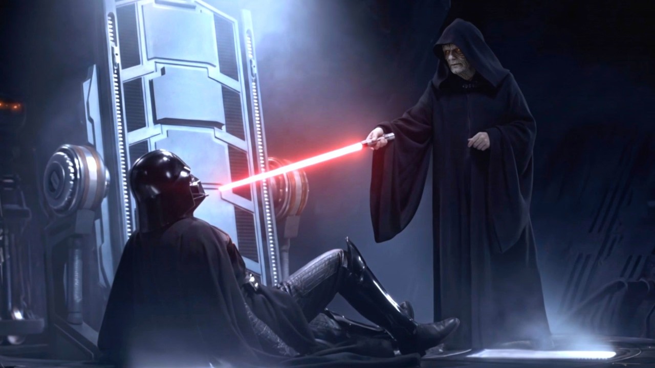 Vader Attacks Palpatine After Learning of Padm&eacute;'s Death