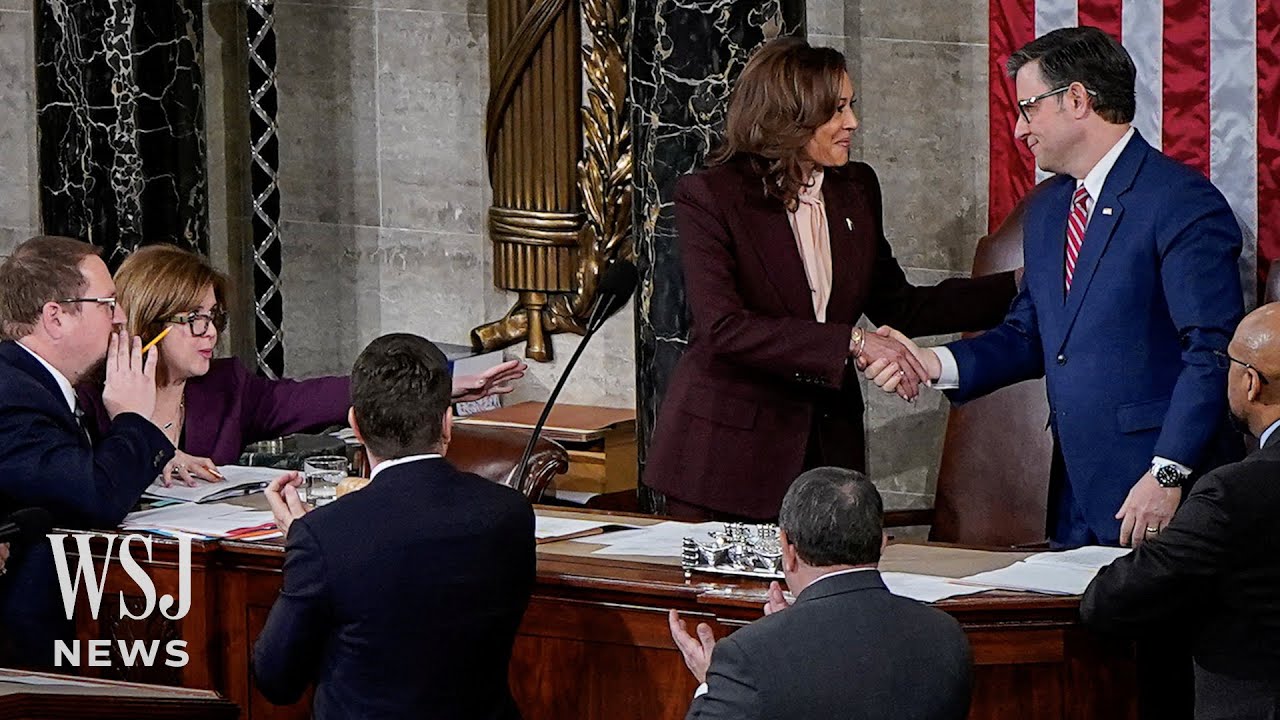 Trump&rsquo;s Election Win Certified by Congress and Vice President Harris