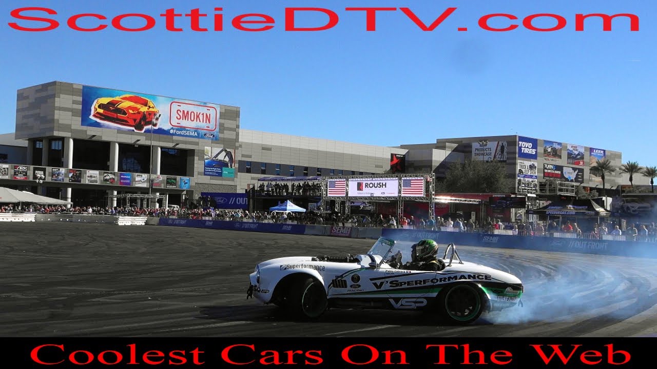 2018 SEMA Show Shelby Cobra Drift Show