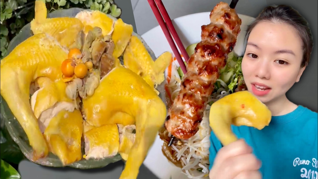 Gà luộc vàng ươm Chị Đẹp 😜| KIMKHÁNHNÈ Vitaminkk