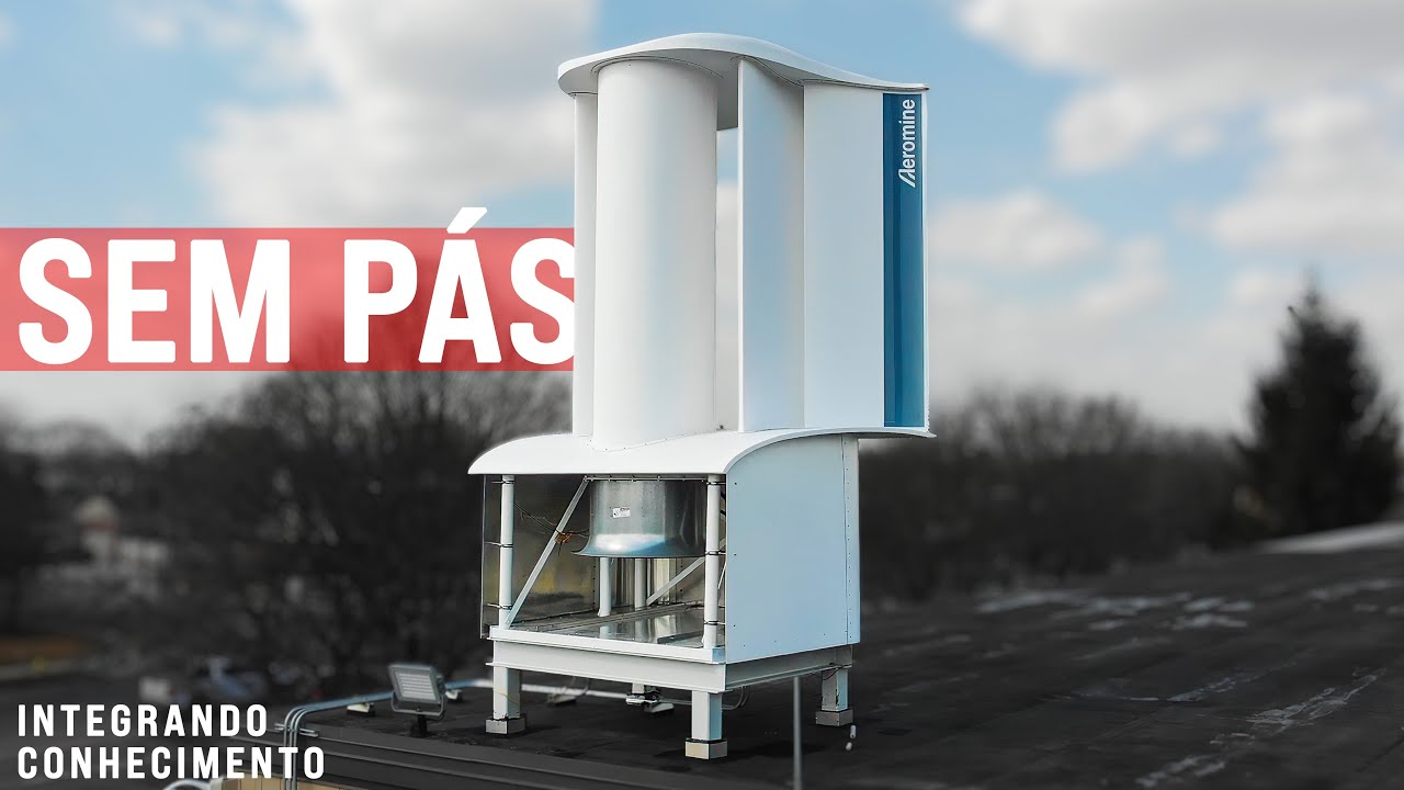 50% melhor do que solar? Novo gerador eólico SEM pás rotativas externas