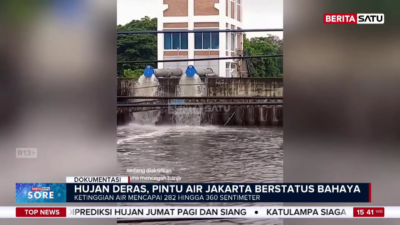 Hujan Terus Turun, Dua Pintu Air di Jakarta Dalam Status Bahaya #Beritasatu