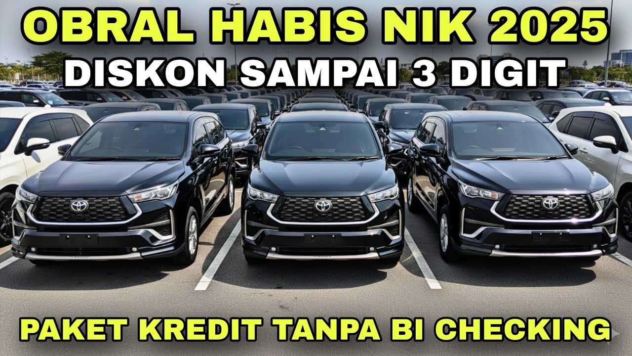 DISKON GA KIRA KIRA !! TOYOTA HABISIN UNIT NIK 2025, MURAH PARAH