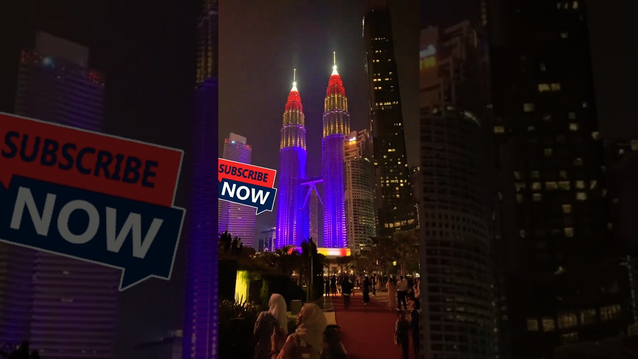 beautiful fireworks in KL happy🇲🇾 Independence day of Malaysia 🇲🇾