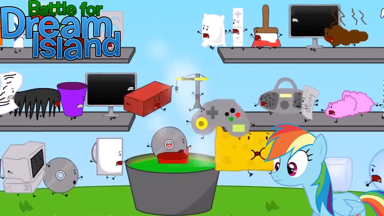 Ponies React To BFDI 14: Half a Loaf Is Better Than None (Haysay)