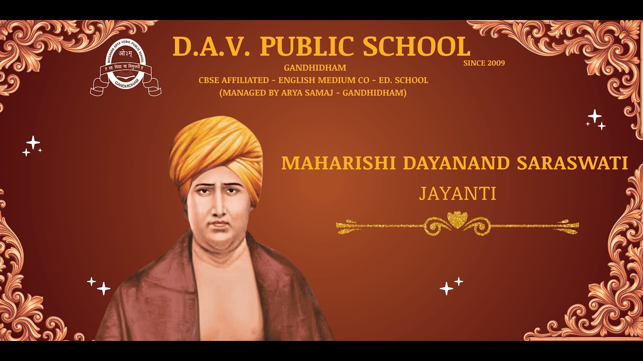 🌼🎶 Dayanand Saraswati Jayanti Celebration at DAV Public School 🎶🌼