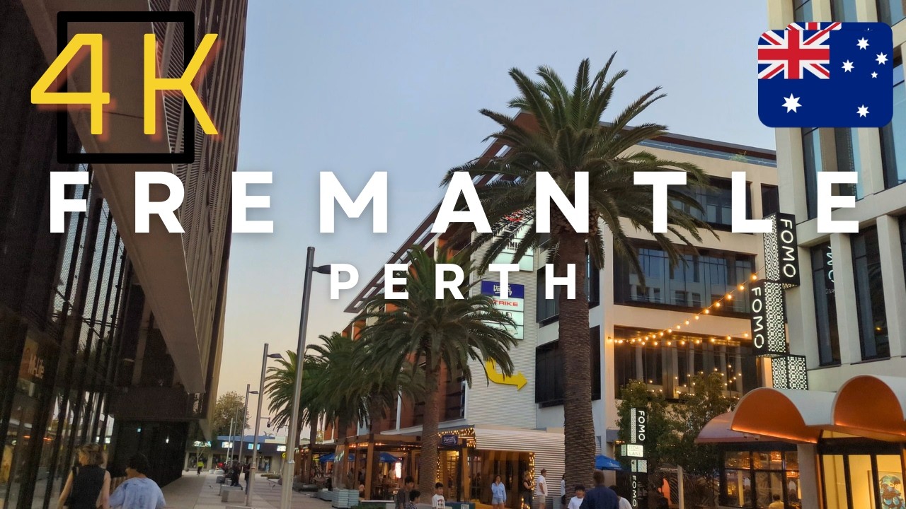 Fremantle Walking Tour (4K) | Sunday Evening Walk | Western Australia 🇦🇺