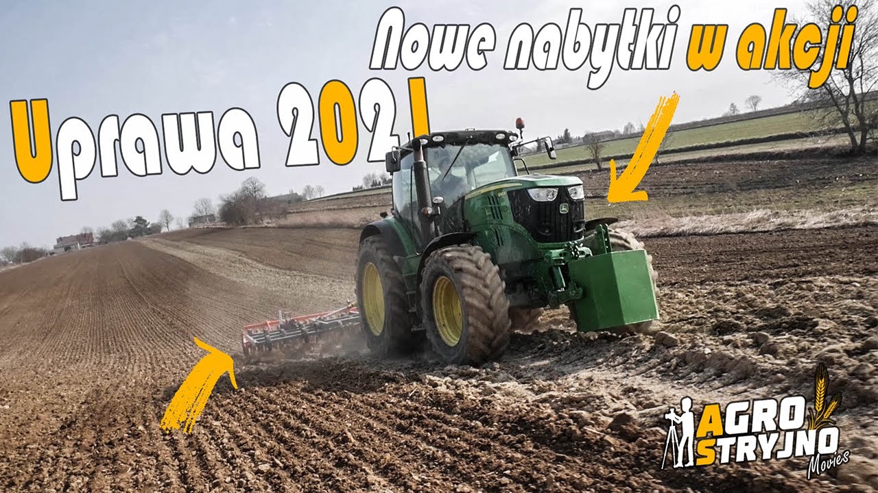 Uprawa pod pszenicę 2021 z KwiatTeam ☆ NOWY NABYTEK?!! JohnDeere 6190r & Mandam KUN SUPER ☆