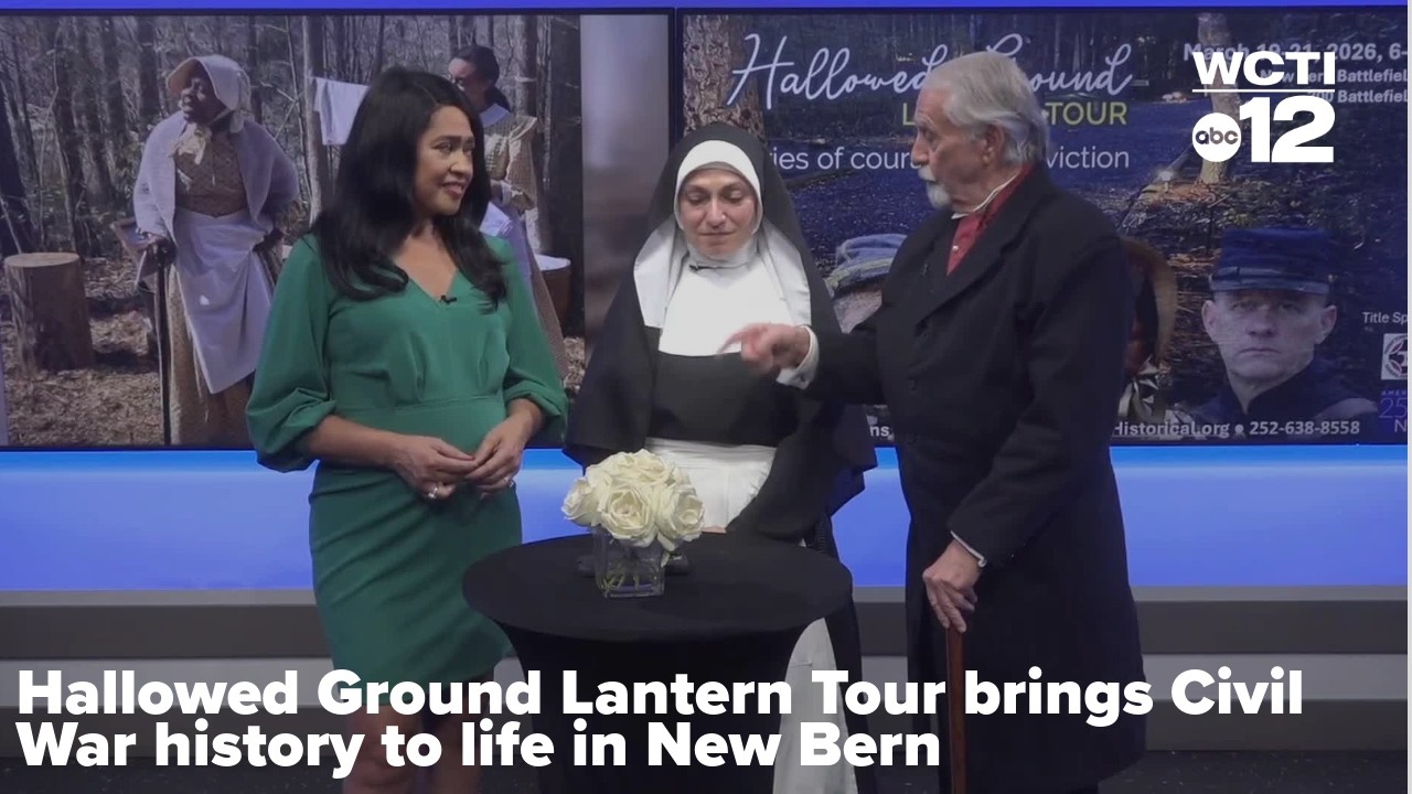 Экскурсия с фонарями оживляет историю Гражданской войны в Нью-Берне.