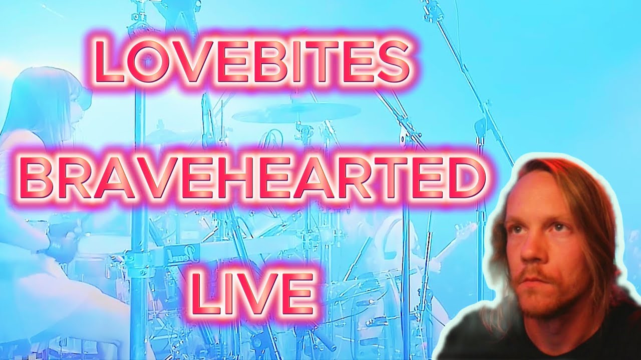FANTASTIC CYMBAL WORK! LOVEBITES - Bravehearted LIVE (Singer Reacts)