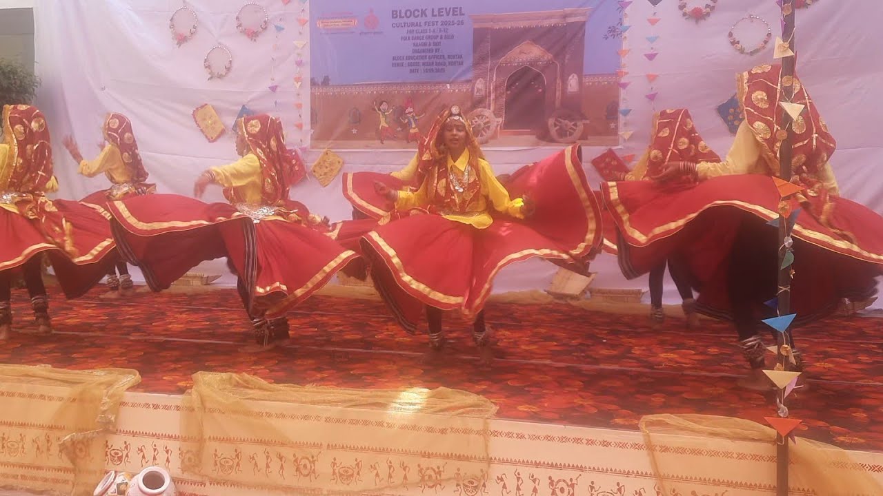 Cultural Fest  of Rohtak Block fock dance 