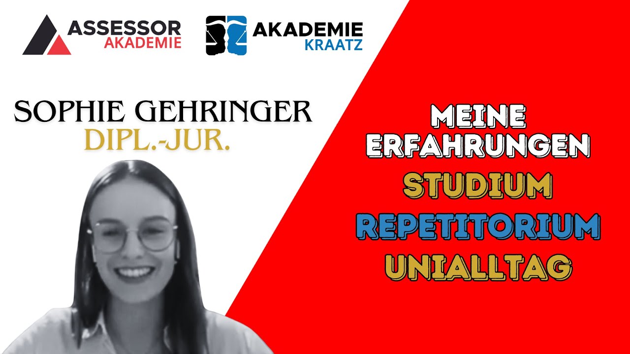Jura Top-Absolventin: Unsere Dozentin Sophie Gehringer über die Examensvorbereitung!