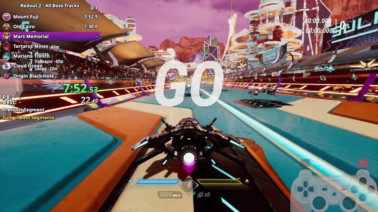 Redout 2 All Bosses Speedrun (no DLC) 40:03 IGT (old)