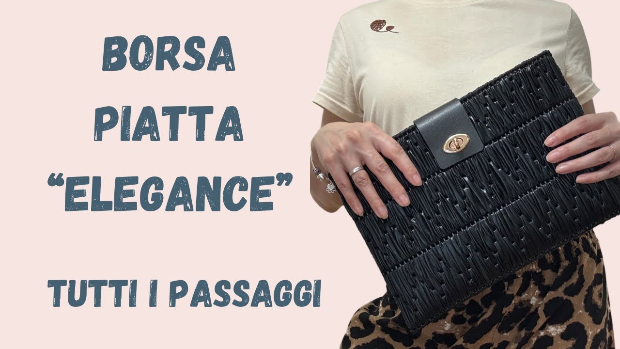 Maxy Flat Clutch Bag Super Elegant, Complete Handmade Bag Tutorial