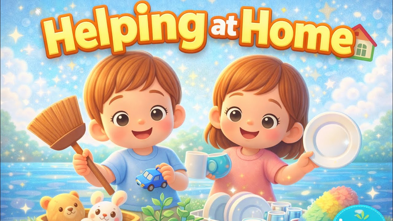 Little Helpers at Home 🏡| Gentle Kids Song About Helping | Lume Club