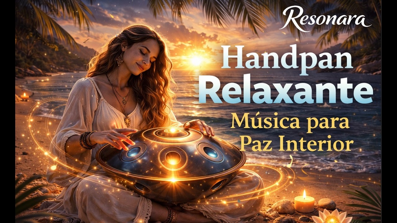 Sonido de Handpan Profundo 🌅 Música Instrumental para Relajarse y Encontrar Paz