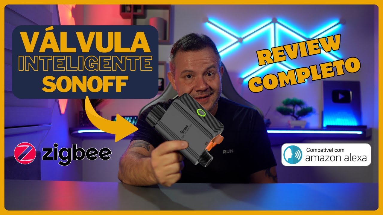 Válvula Inteligente Sonoff 💧 Automação para Irrigação, Torneiras, Banheiras e Muito Mais! #sonoff