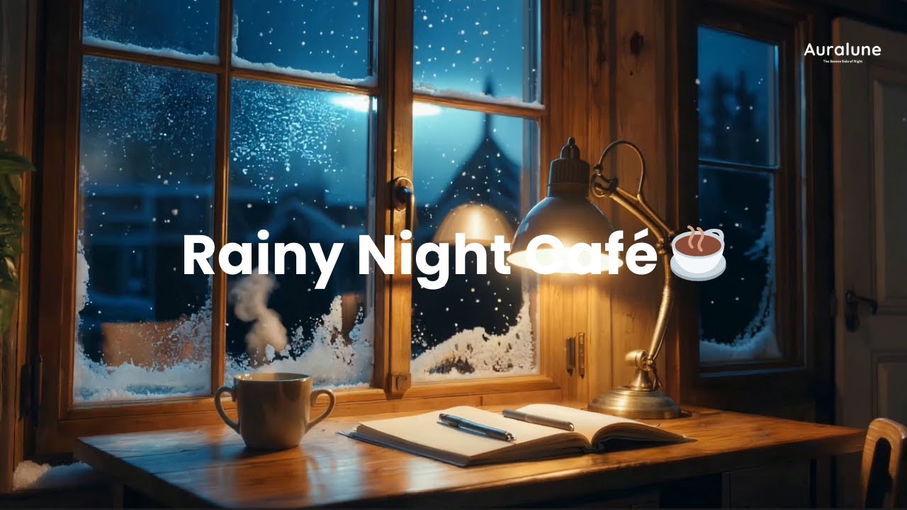 Winter Midnight Desk ❄️📖 Calm Ambient Music for Focus, Study & Quiet Night Work