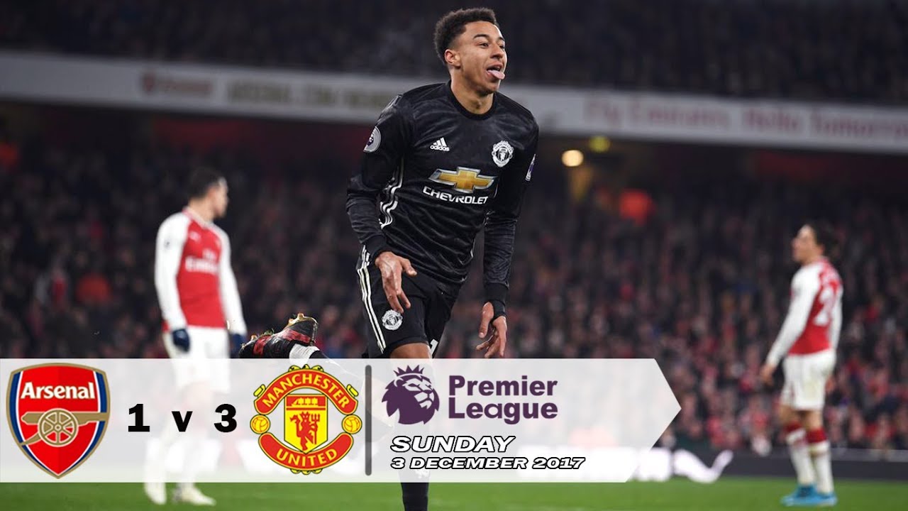 Arsenal vs MU 1-3 EPL - Setan Merah Pecundangi Arsenal di Emirates | Highlights 03/12/2017