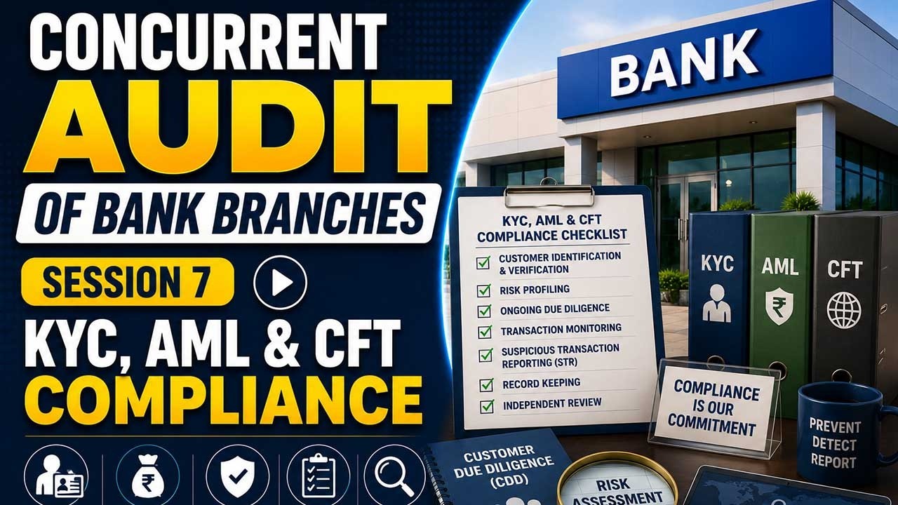 Concurrent Audit of Bank Branches - Session 7 - KYC, AML & CFT Compliance