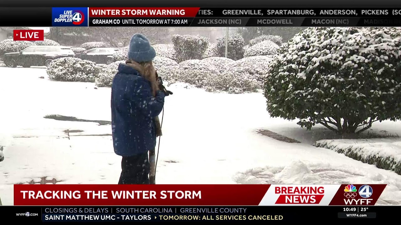 LIVE: SNOWSTORM COVERAGE