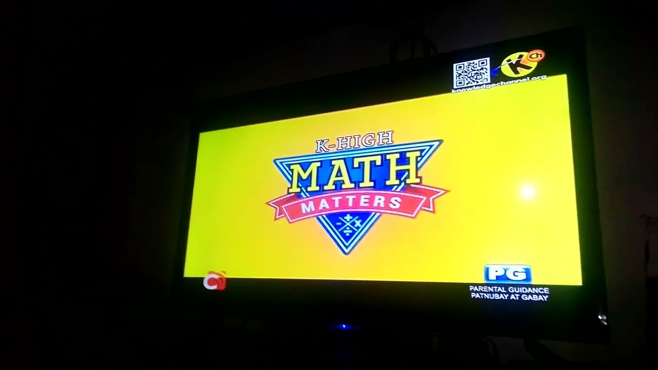 Opening to Grade 8 Math - K-High Math Matters Up Next Bumpers on Knowledge Channel