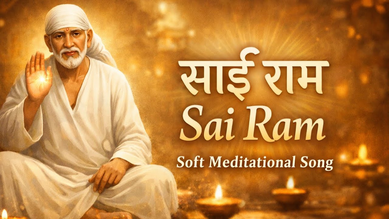 Sai Baba Bhajan | Sai Ram Sai Ram | Slow Meditation Devotional Song for Peace