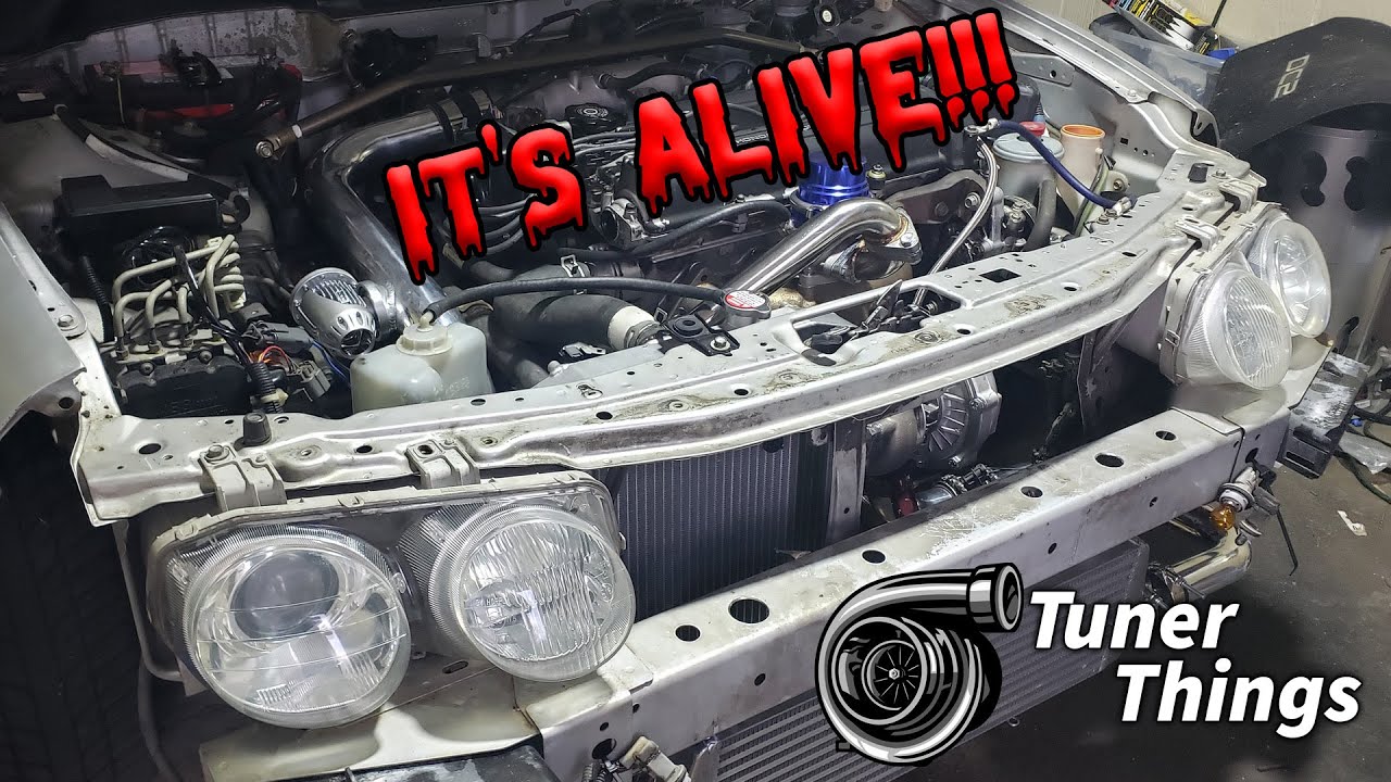 Turbo Integra Build Part 5 - First Start! (Budget Garage Build) | TunerThings
