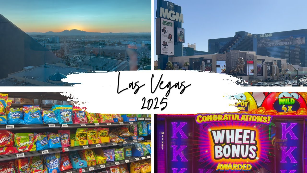 Las Vegas Summer Trip - Day 2 | EPIC Walmart HAUL | Excalibur Brunch Buffet | Low Roller Casino Wins