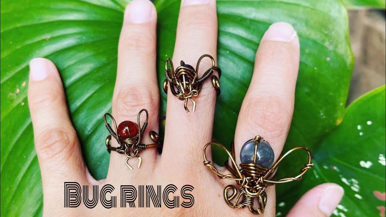 🇵🇭 Bug Rings | PART 2 | wire wrapped | adjustable ring | open ring