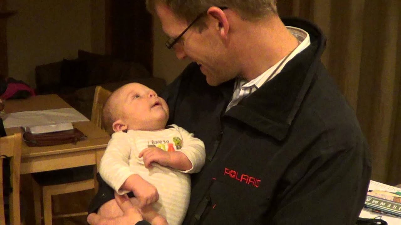 Greeting Daddy Home From Work