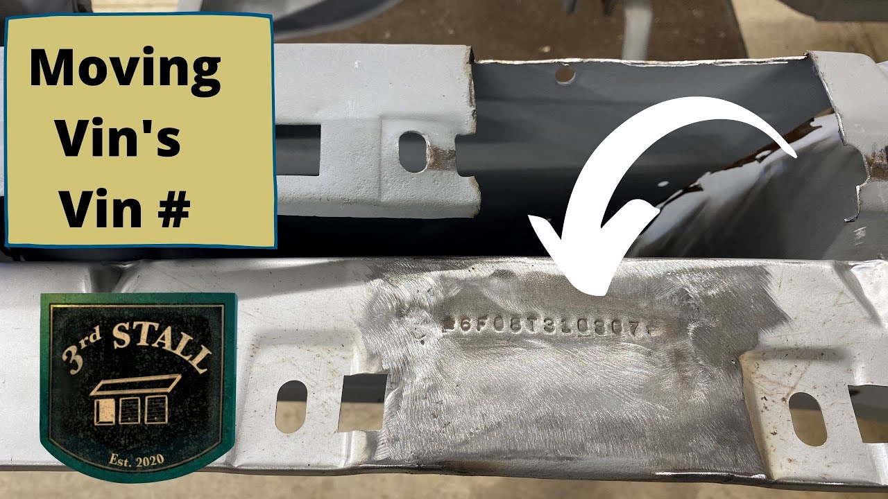 1966 Mustang Restorations Part 7 - Moving the VIN number the right way