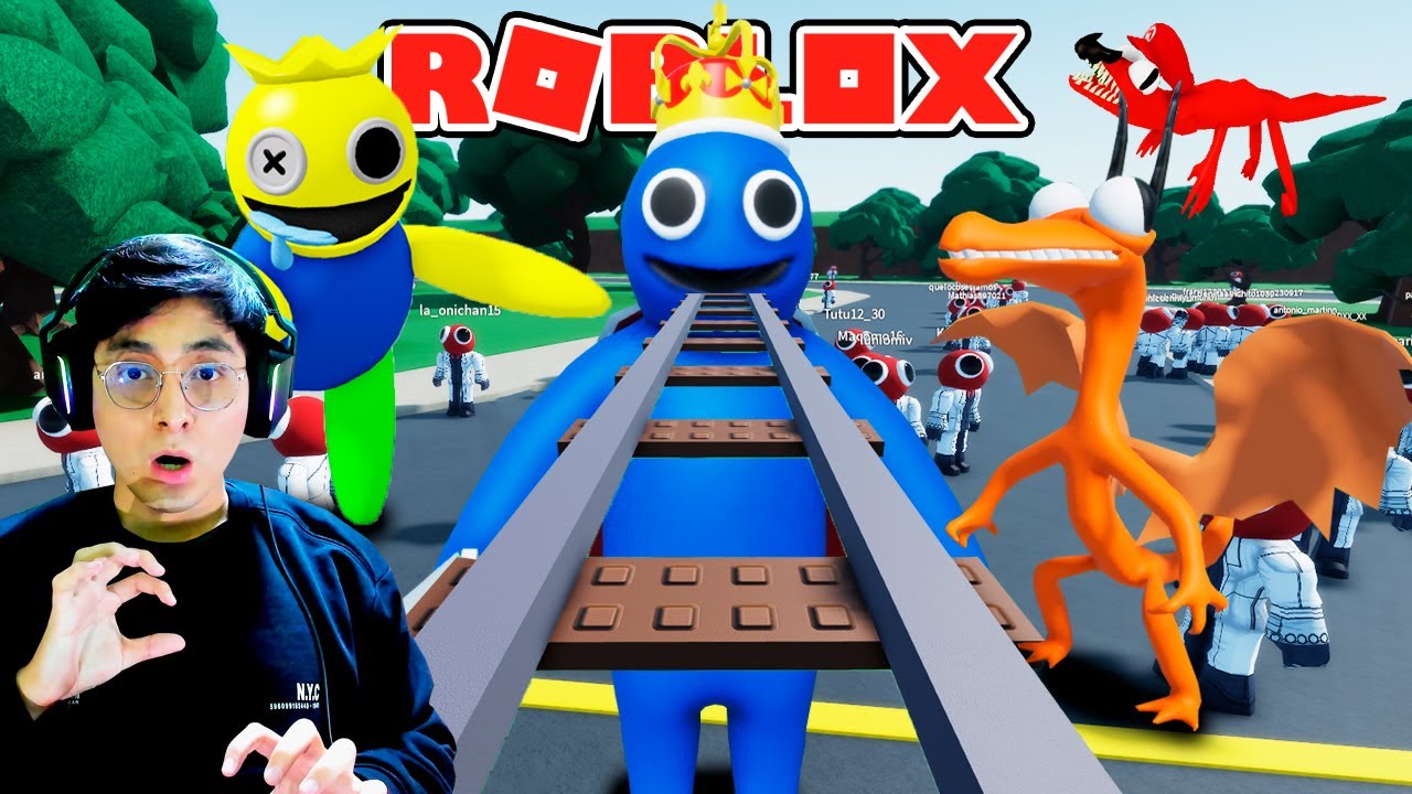 JUEGOS RAROS DE LOS RAINBOW FRIENDS EN ROBLOX | JehxTp