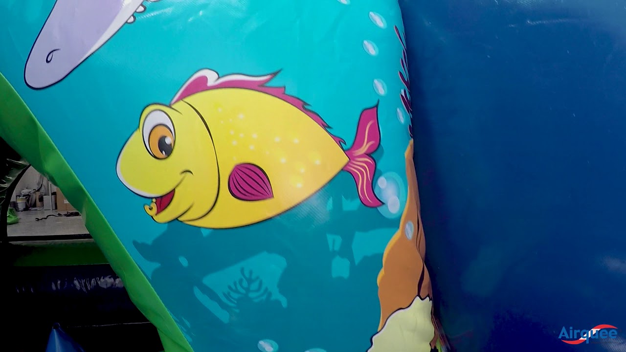 Airquee's Junior Activity Combo Play Area Ocean AQ6096O Inflatable