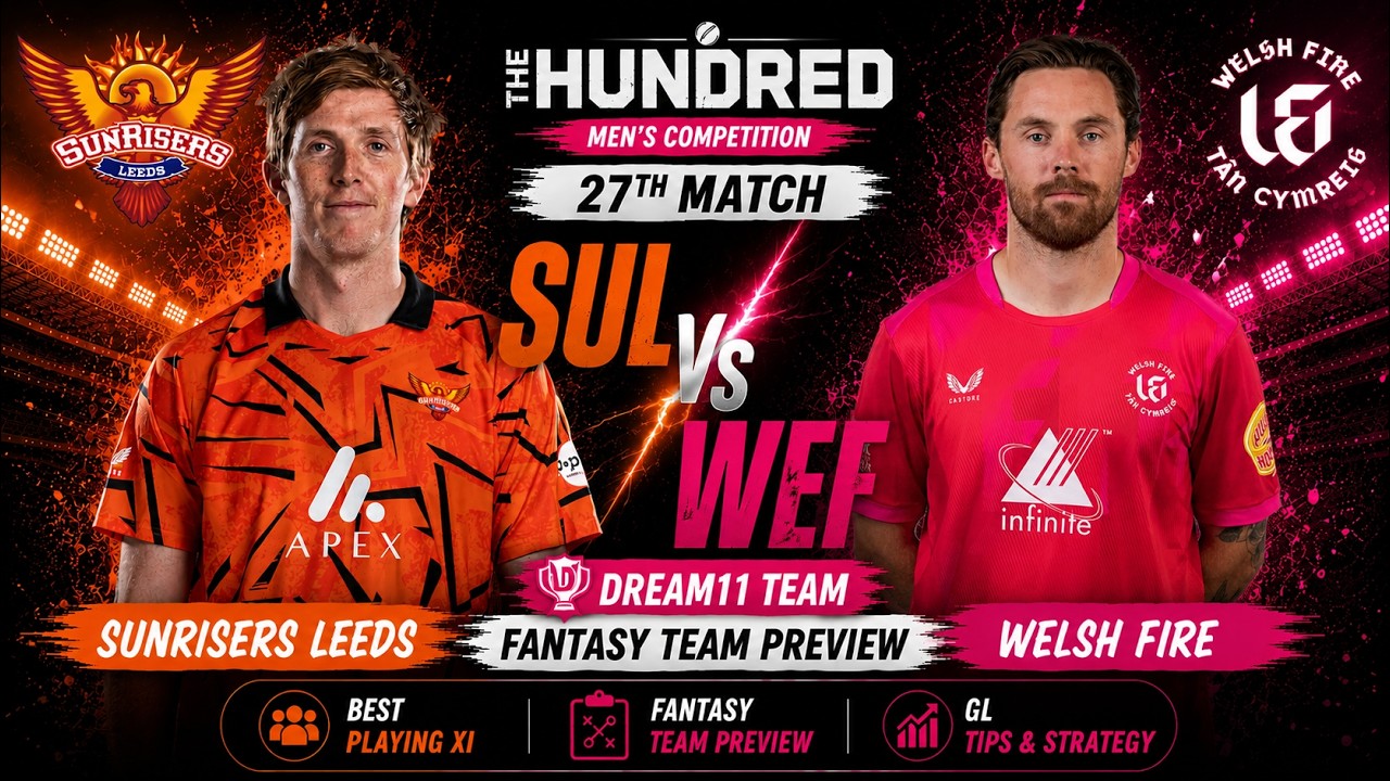 SUL vs WEF Dream11 Team🏏 Today Match Prediction 🔥 | sul vs wef Dream11 | Fantasy Tips