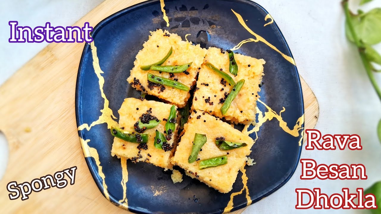 Soft & Spongy Dhokla Recipe😍 | Instant Gujarati Dhokla | Easy Indian Snack Recipe #dhokla 