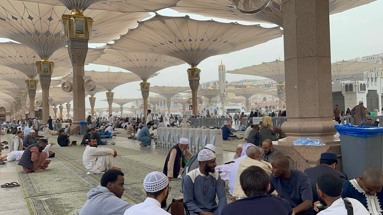 بين السكينة والجمال في ساحات النبوي