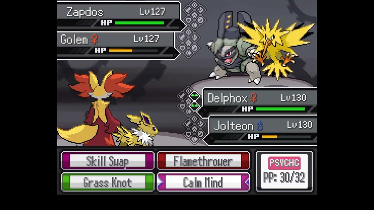 Pokemon Reborn MonoPsychic HC Nuzlocke Postgame VS Genesect w/ Partner DJ Arclight