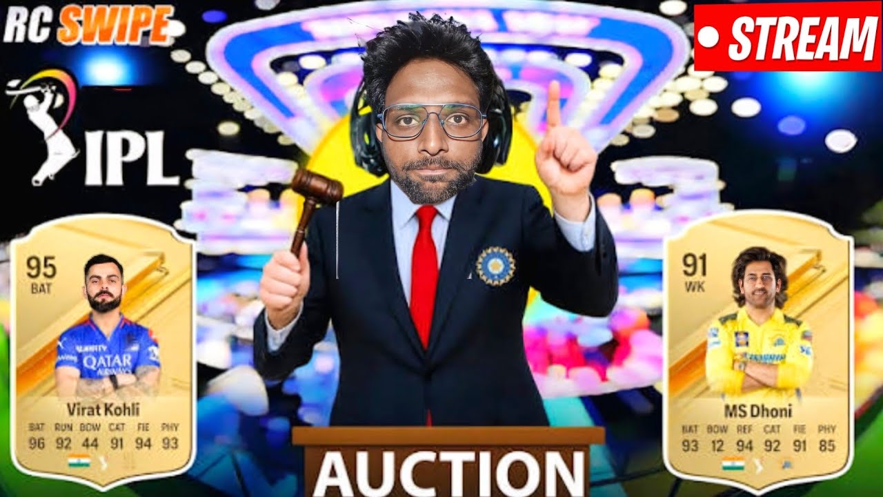 RC Swipe  RCPL Auction Live ! New Updated Squad RCPL Auction Live Gameplay In Tamil ! TA Gaming