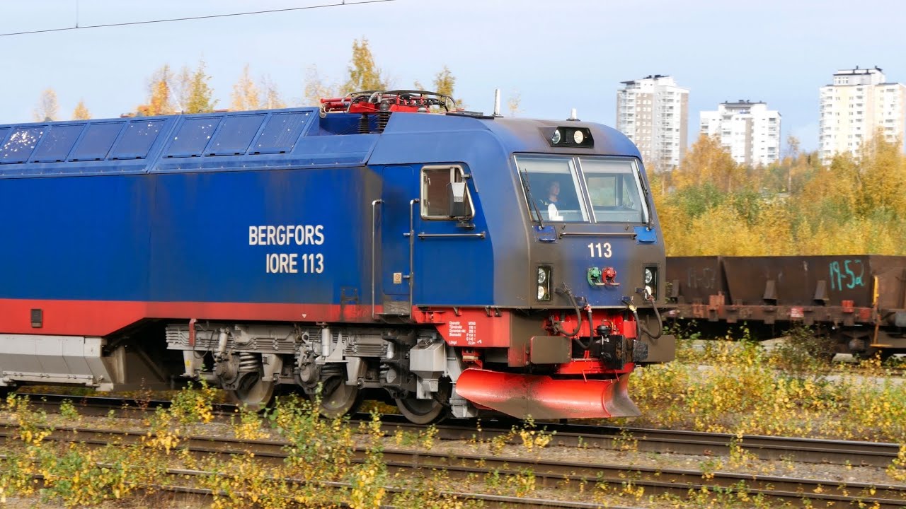 Höst på den Svenska Järnvägen del 20 - Tåg i Luleå