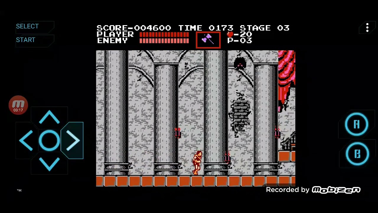 Pedro juega castlevania 1