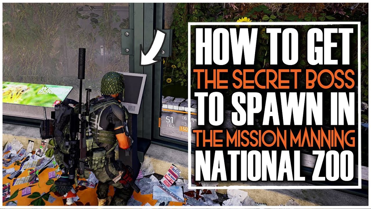 THE DIVISION 2 — КАК НАЙТИ СЕКРЕТНОГО БОССА В НАЦИОНАЛЬНОМ ЗООПАРКЕ МЭННИНГА | ПОЛНОЕ ПРОХОЖДЕНИЕ