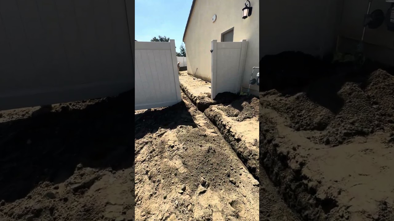 Cu&aacute;nto mide una zanja para drenajes
