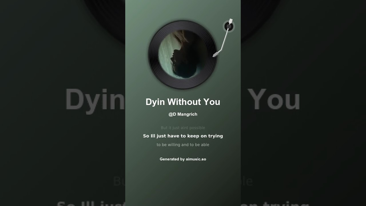 Country AF (AI) - Dyin' Without You (Darin Mangrich)