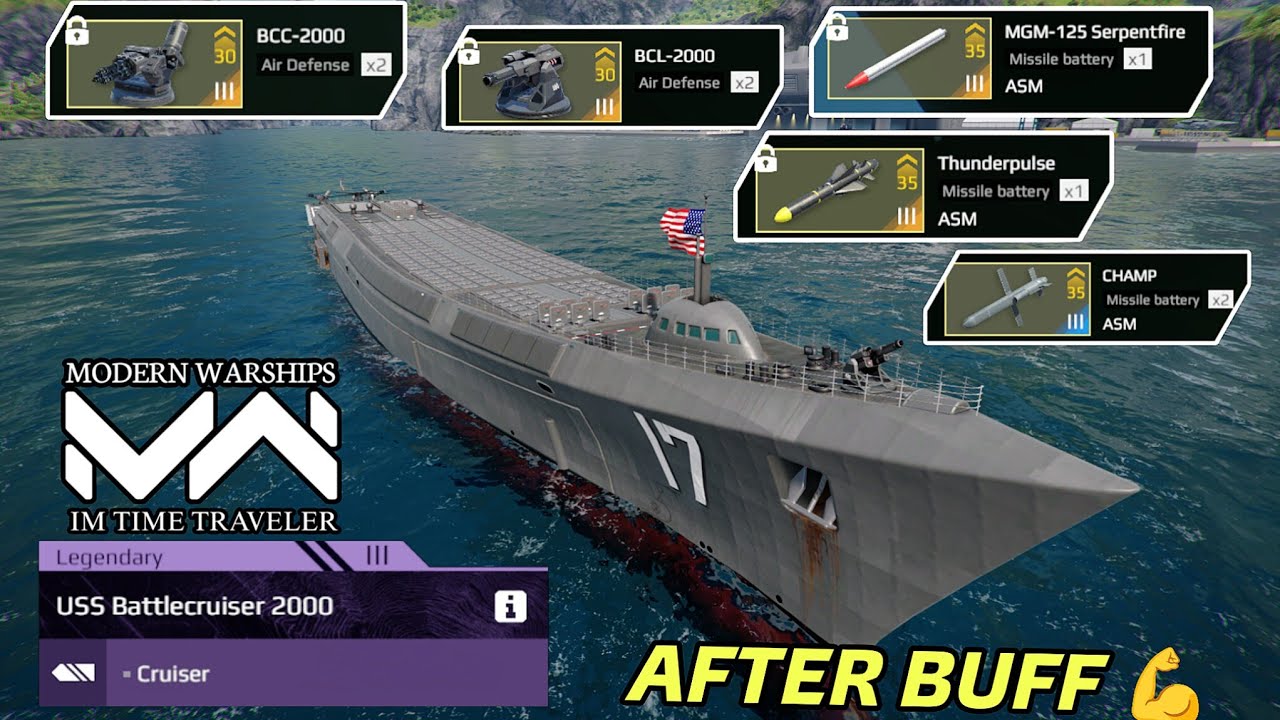USS Battlecruiser 2000 Rebalance | Modern Warships