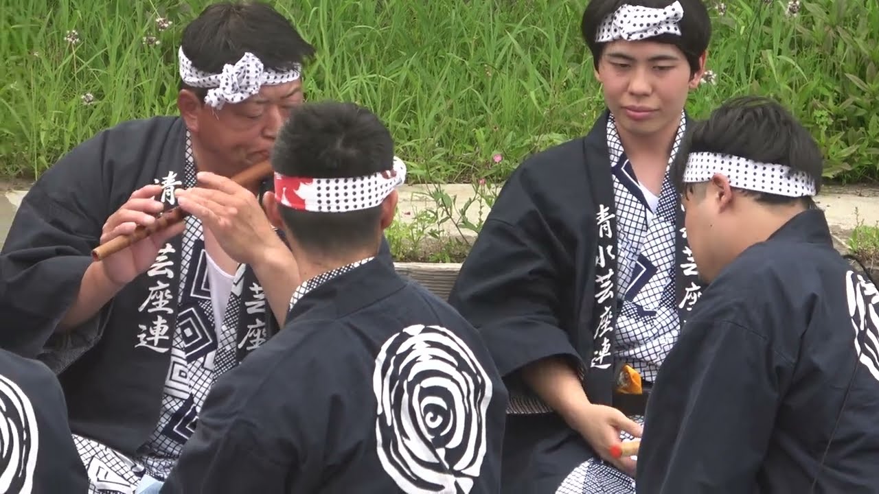 小野川で舟下座/清水芸座連/与倉屋～仲川岸往復/令和６年５月１９日・午後３時３０分発